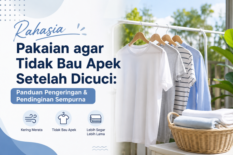 Rahasia Pakaian agar Tidak Bau Apek Setelah Dicuci: Panduan Pengeringan & Pendinginan Sempurna